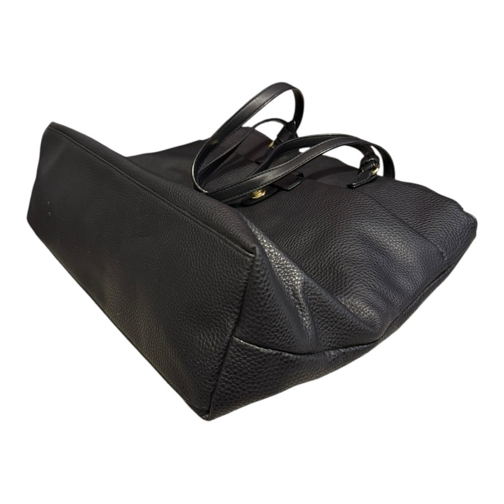 Tutilo Black Tote Laptop Bag Minimalist - Picture 12 of 12